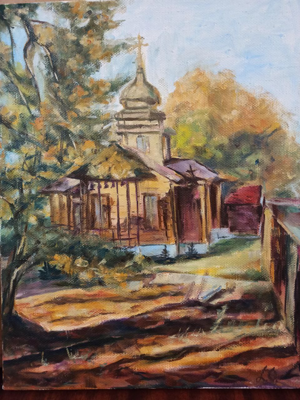 Church in Autumn Light