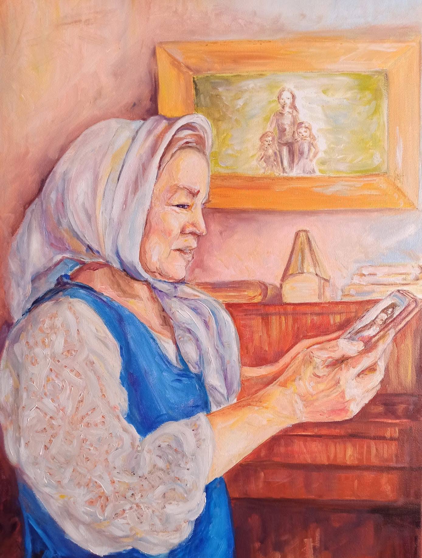 Grandmother with the Icon